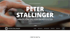 Desktop Screenshot of peterstallinger.at