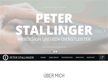 Tablet Screenshot of peterstallinger.at